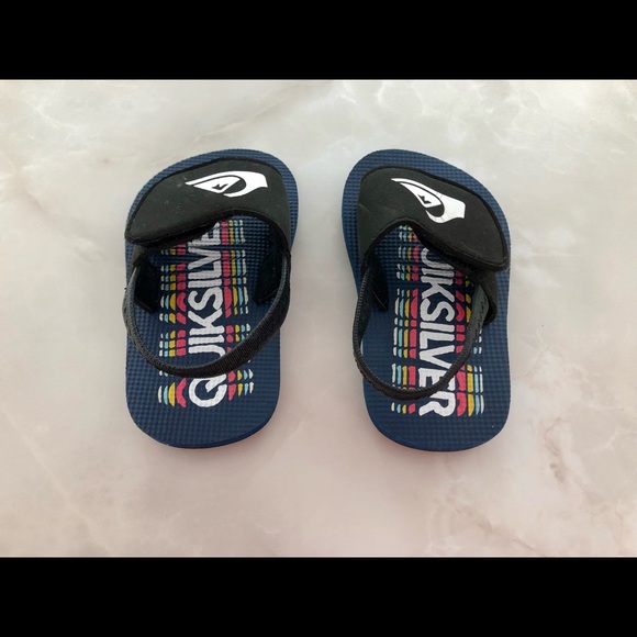 Quiksilver Toddler Molokai Layback Sandals Baby Size 3 - Picture 2 of 7